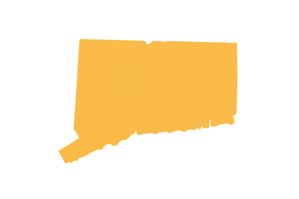 connecticut state map