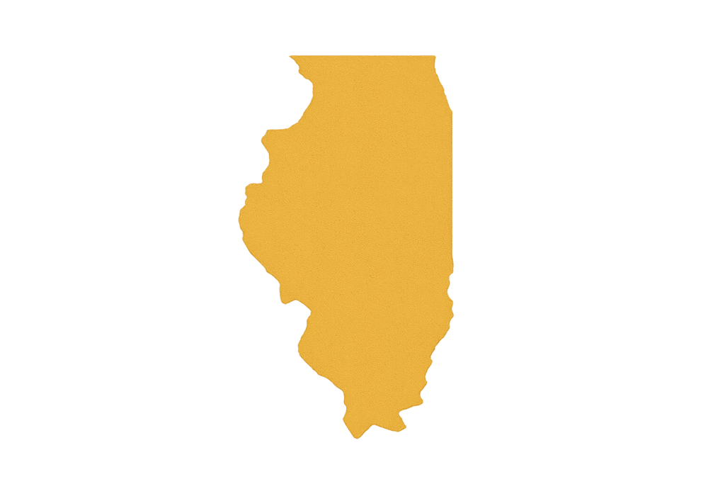 illinois state map illinois state map