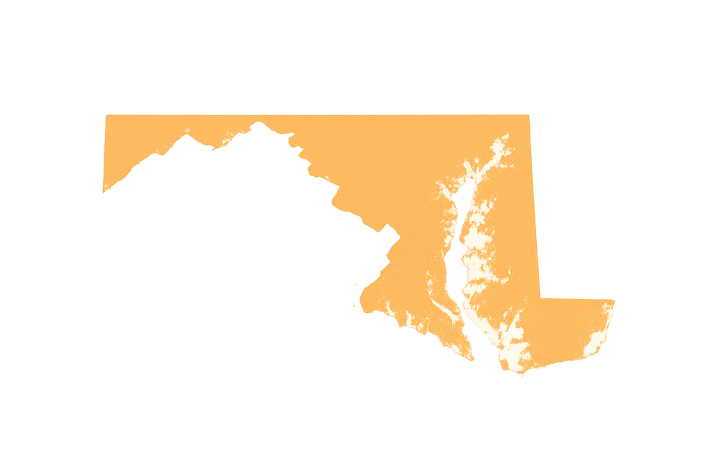 maryland state map