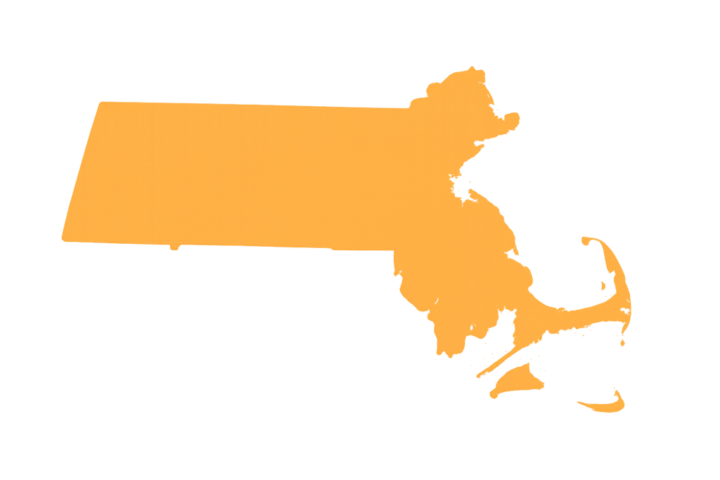 massachusetts state map massachusetts state map