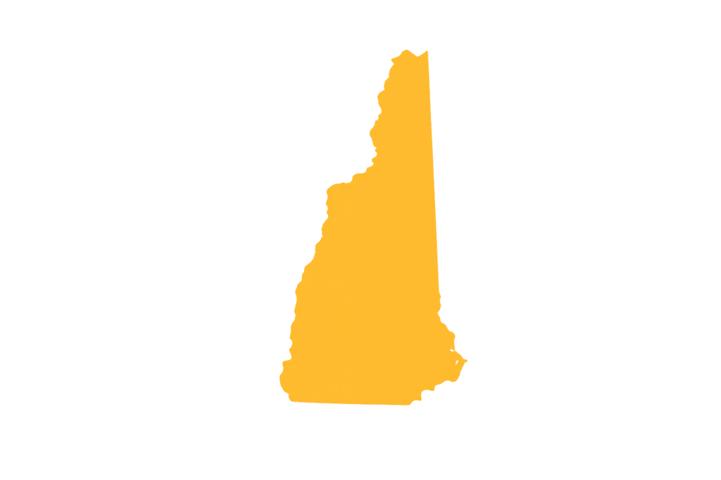 new hampshire state map