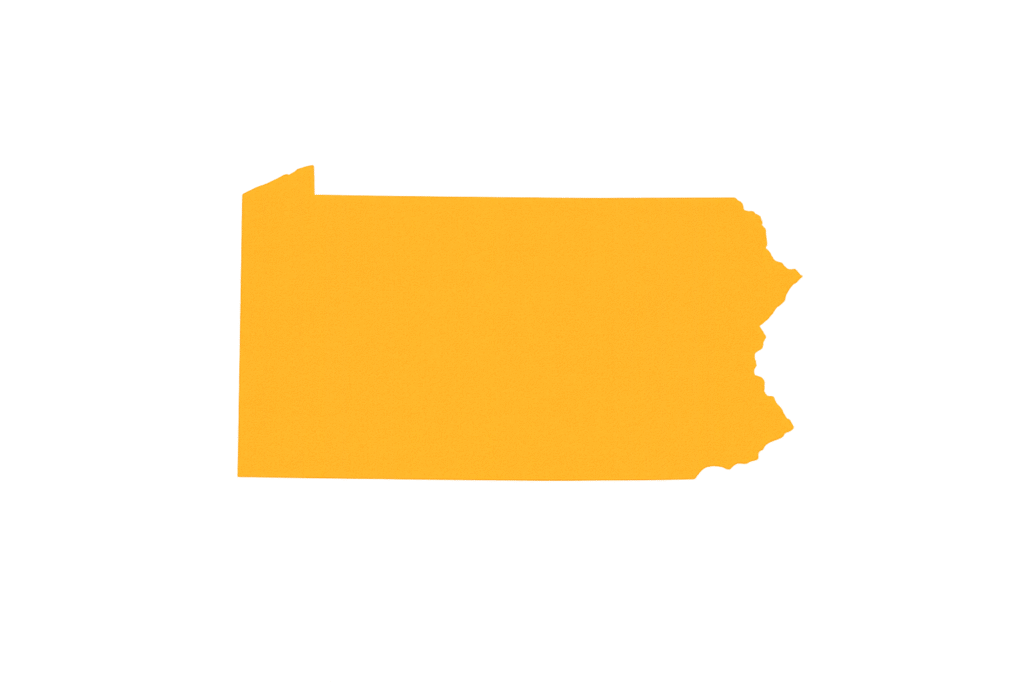 pennsylvania state map