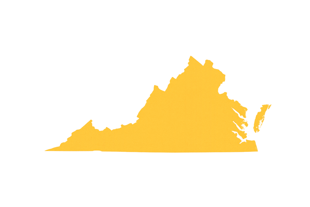 virginia state map