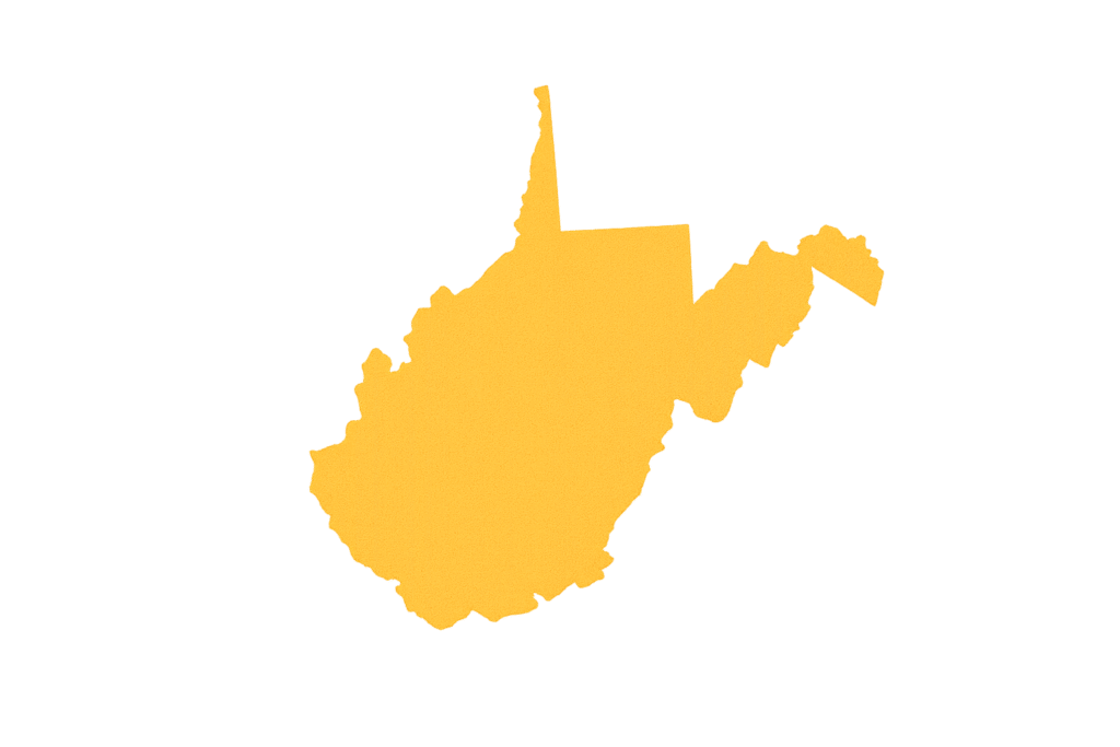 west virginia state map